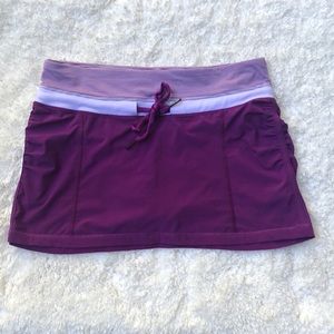 Lululemon purple skort 4